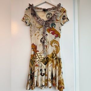 Roberto Cavalli Mini Dress, Unique One of a Kind XS/S